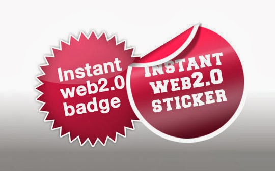 Instant Sticker and Badge PSD Instant Sticker and Badge PSD