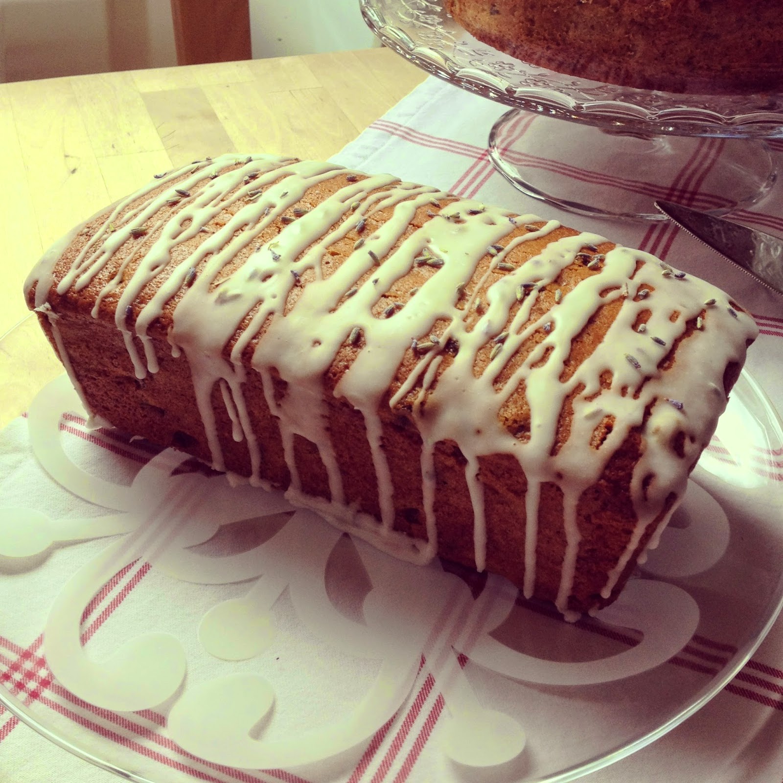 The Ginger Gourmand Earl Grey Fruit Loaf with Lemon & Lavender Icing