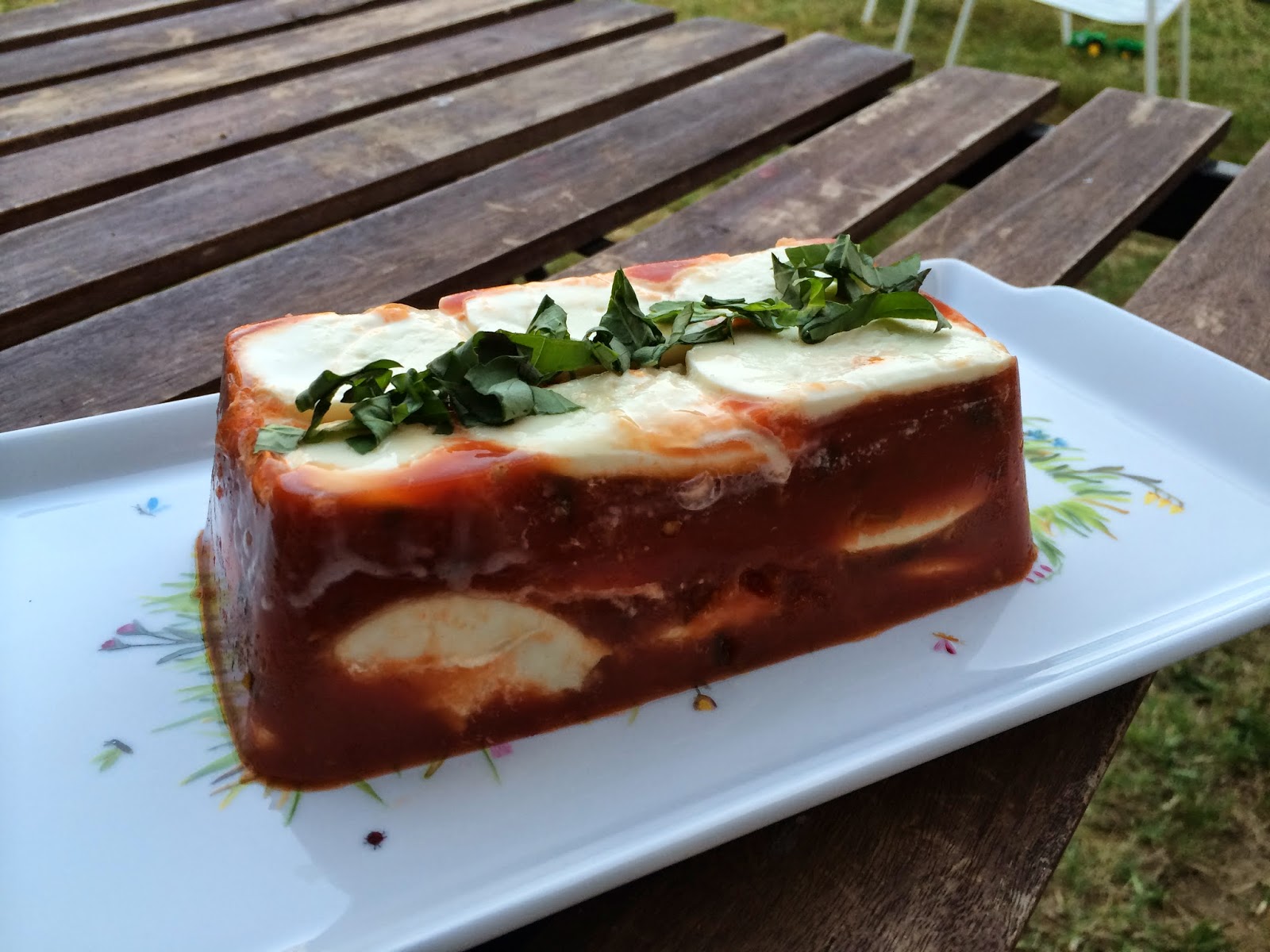 macpilou cuisine Terrine tomate et mozzarella