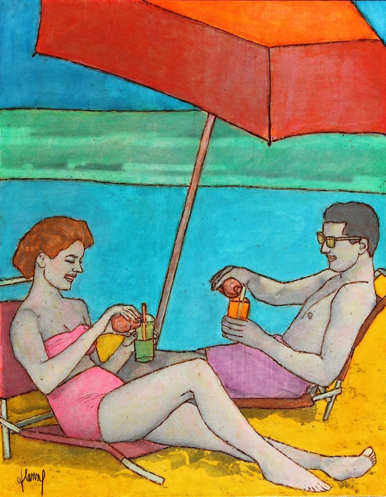 Un été à la Baule 114x146