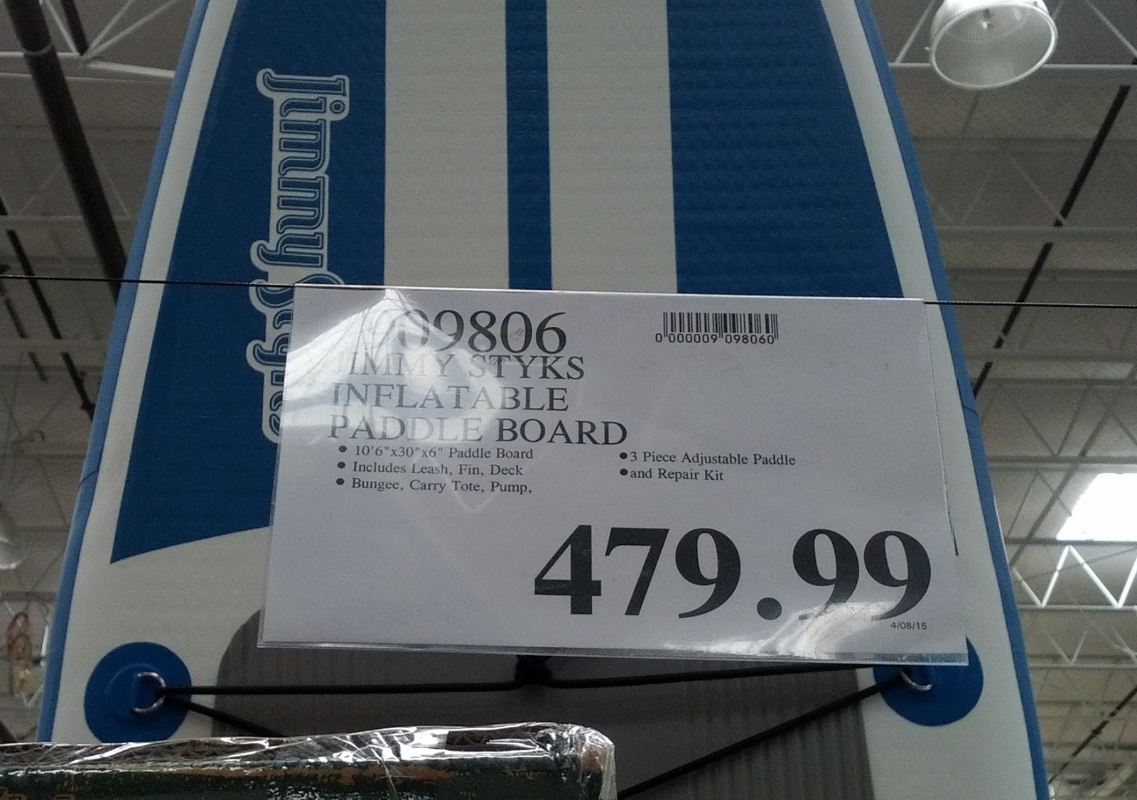 Jimmy Styks i3 Inflatable Stand Up Paddle Board Costco Weekender