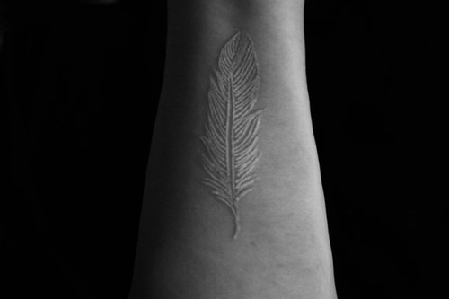 3. Small Feather Tattoos for Ladies - wide 1