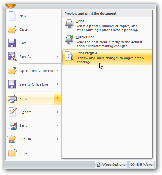 Edit Documents In Print Preview Microsoft Office Support