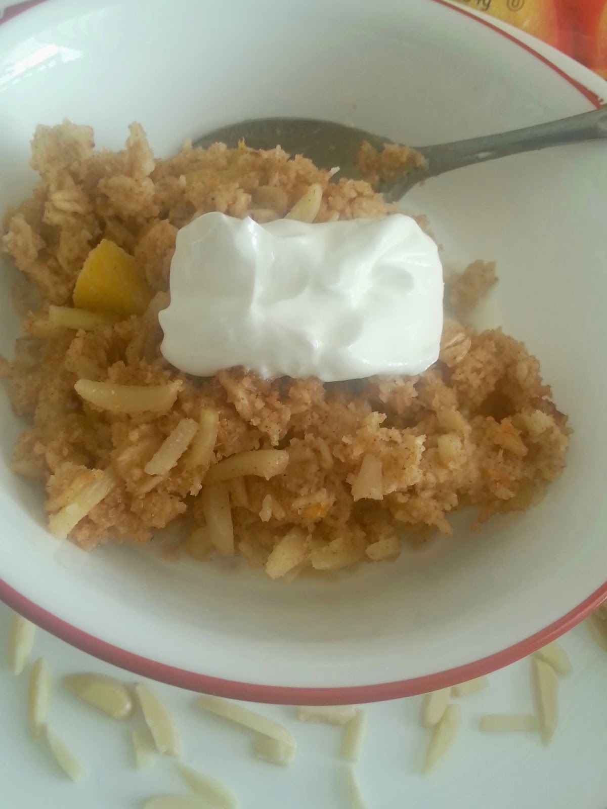 The Better Baker Healthy Peaches 'n Cream Baked Oatmeal (YogurtBased)