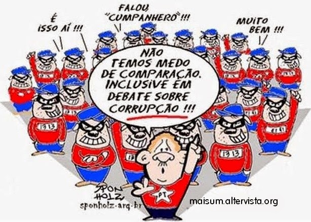 gangue de petistas petralhas charge