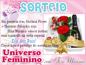 Sorteio com Giuliana Flores para mês dos Pais