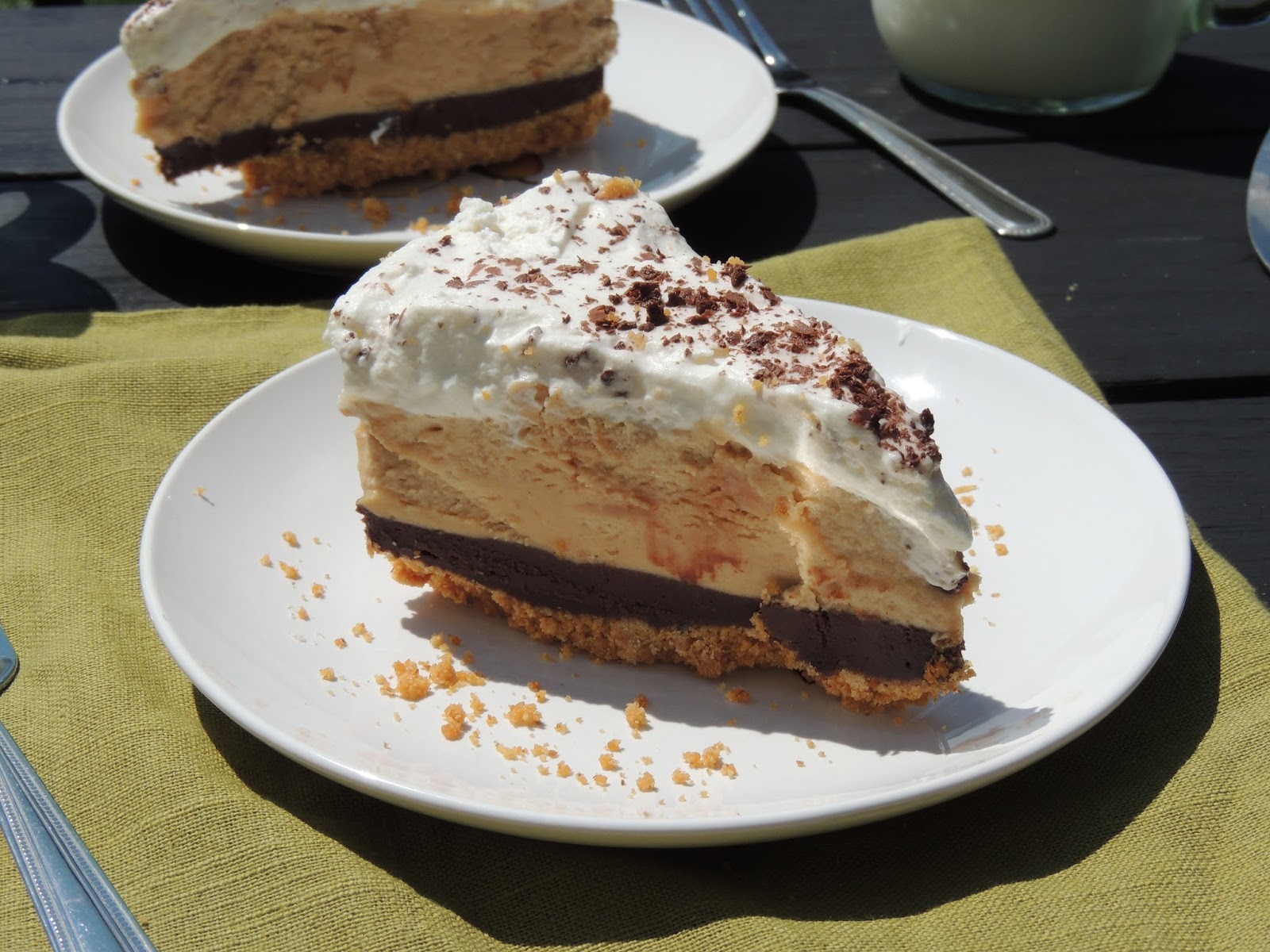 Leave a Happy Plate Chocolate Peanut Butter Truffle Pie