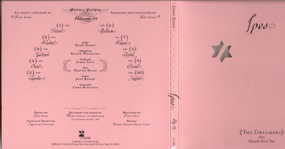 BlogRoddus John Zorn's Book Of Angels Volume 14 Ipos The Dreamers