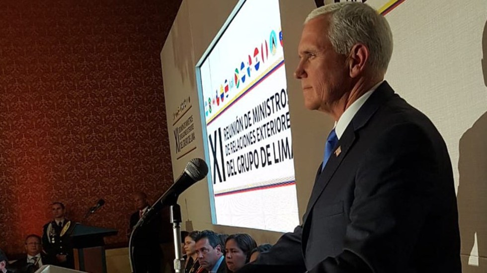 EL VICE PRESIDENTE DE LOS ESTADOS UNIDOS MIKE PENCE