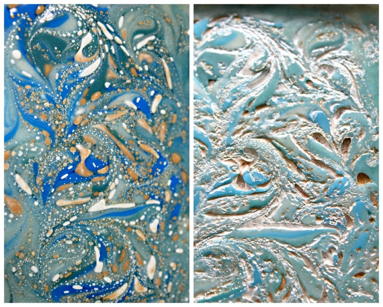 The Soap Bar A Guest Tutorial Creating Soap Swirls with Mica & Glycerin