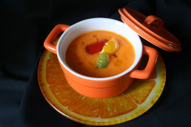 Crema Fria De Pimientos