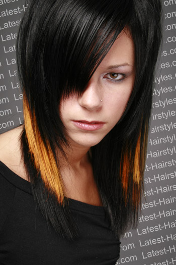 Latest Emo Girl Hairstyles