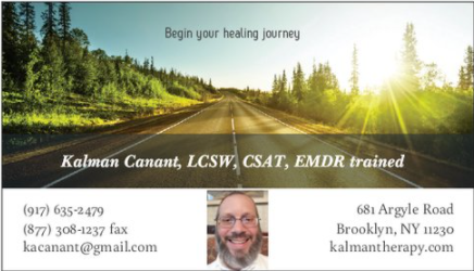 Kalman Canant, LCSW, CSAT, EMDR trained