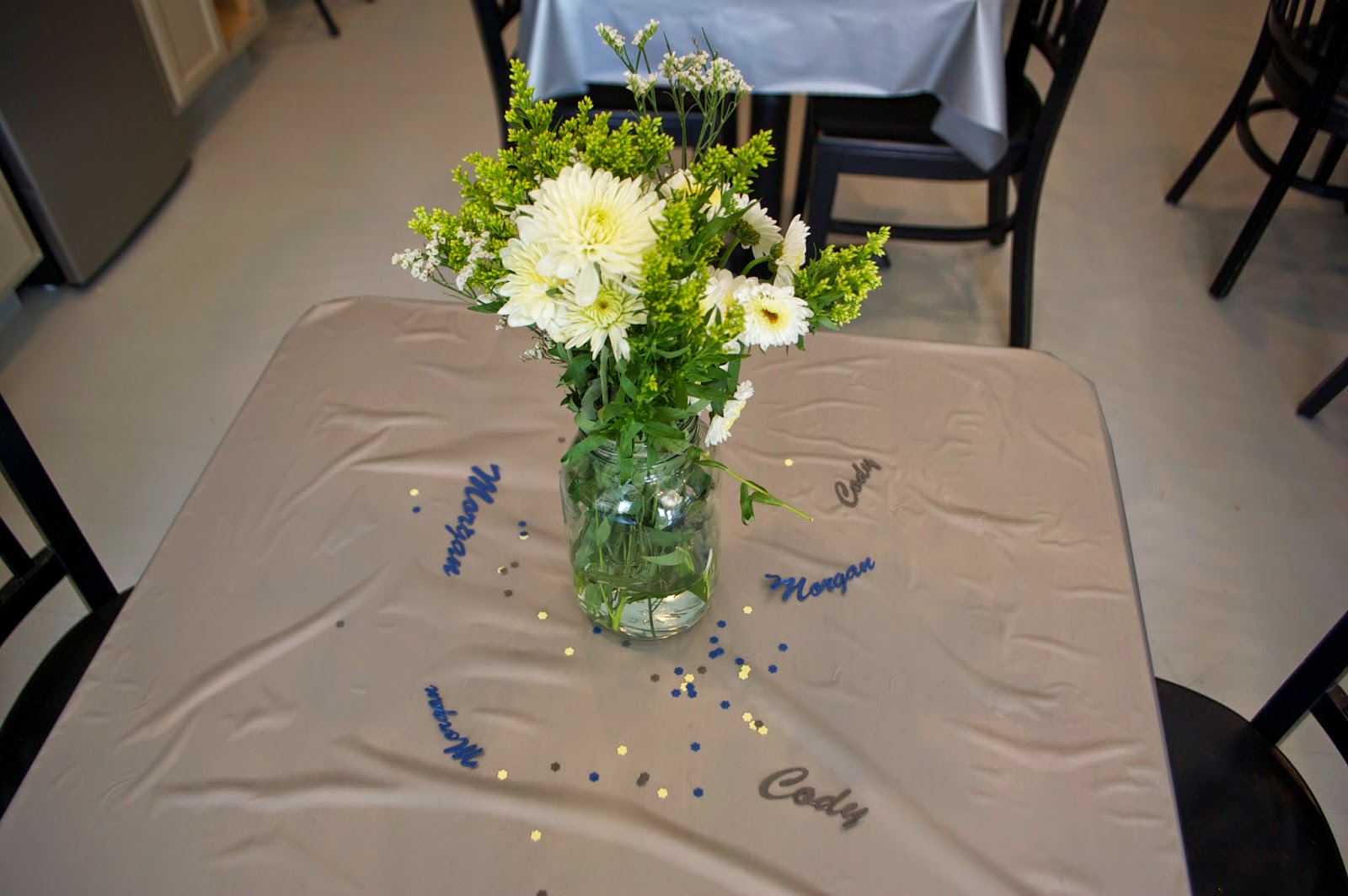 Navy Yellow Gray Diy Wedding Shower My Girlish Whims