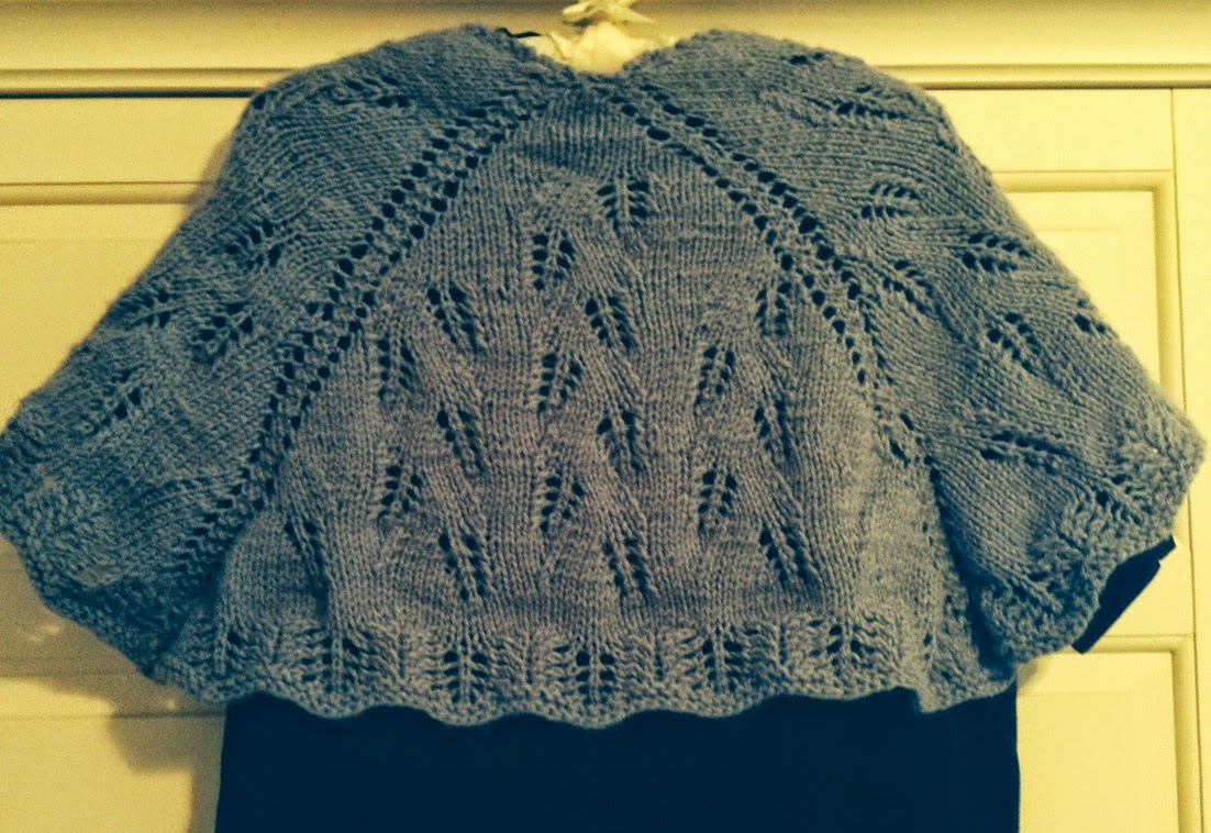 Knit Write Leafy Buttons Stay Put Shawl