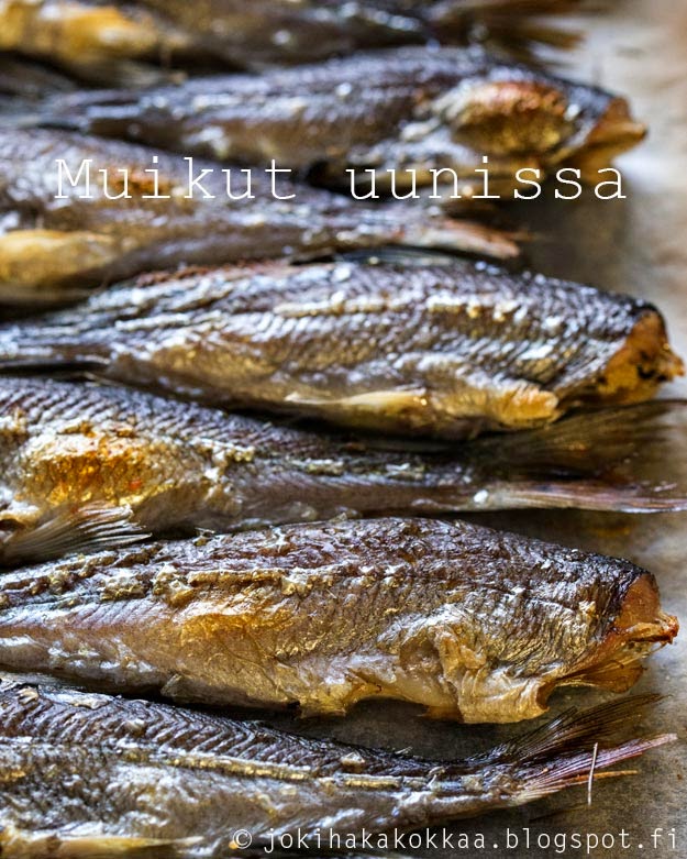 Muikut uunissa