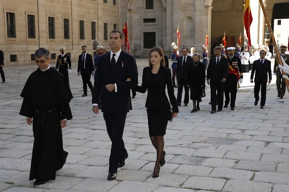 Spanish Royals  attends the Funeral Mass (Corpore Insepulto Mass) for Carlos de Borbon Dos Sicilias