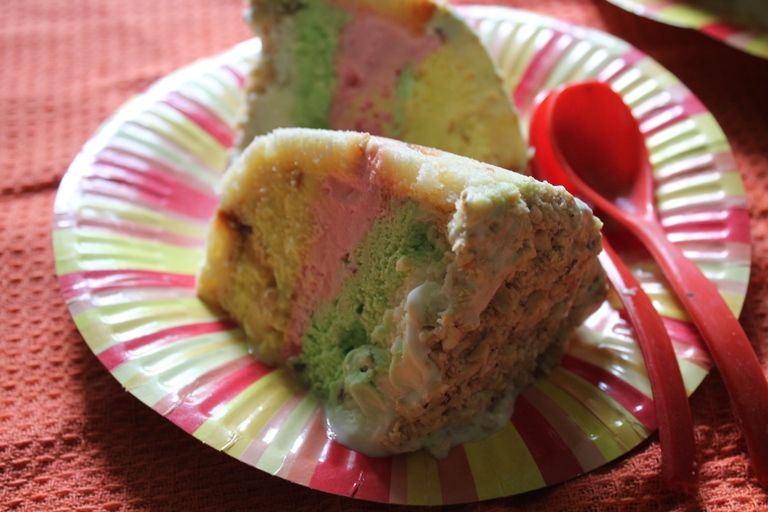 cassata icecream recipe / how to make cassata ice cream at home