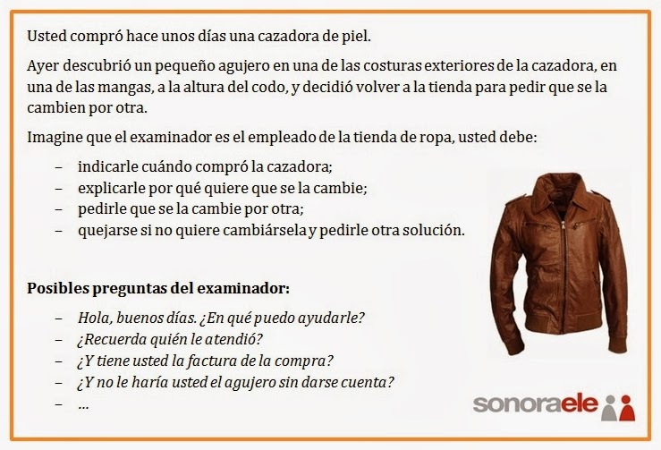 DELE B1 - PRUEBA 4 - TAREA 4