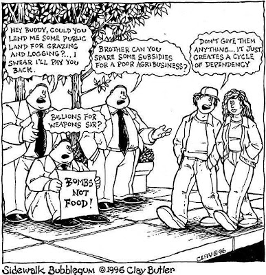 Cartoon | Corporate beggars