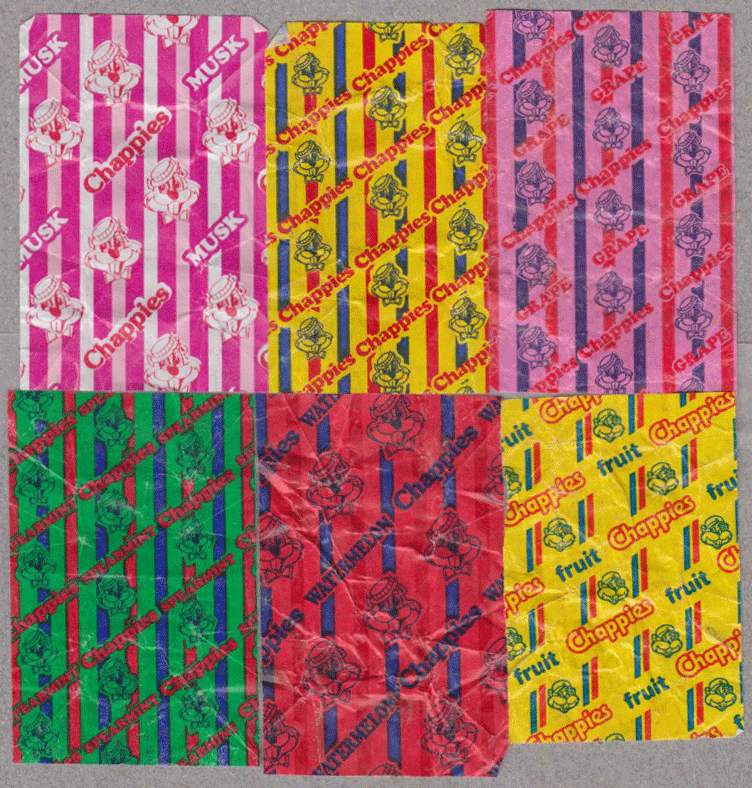 Cuan's curious collections Bubble gum wrappers