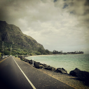 Antonio took this on the road to the North Shore.
