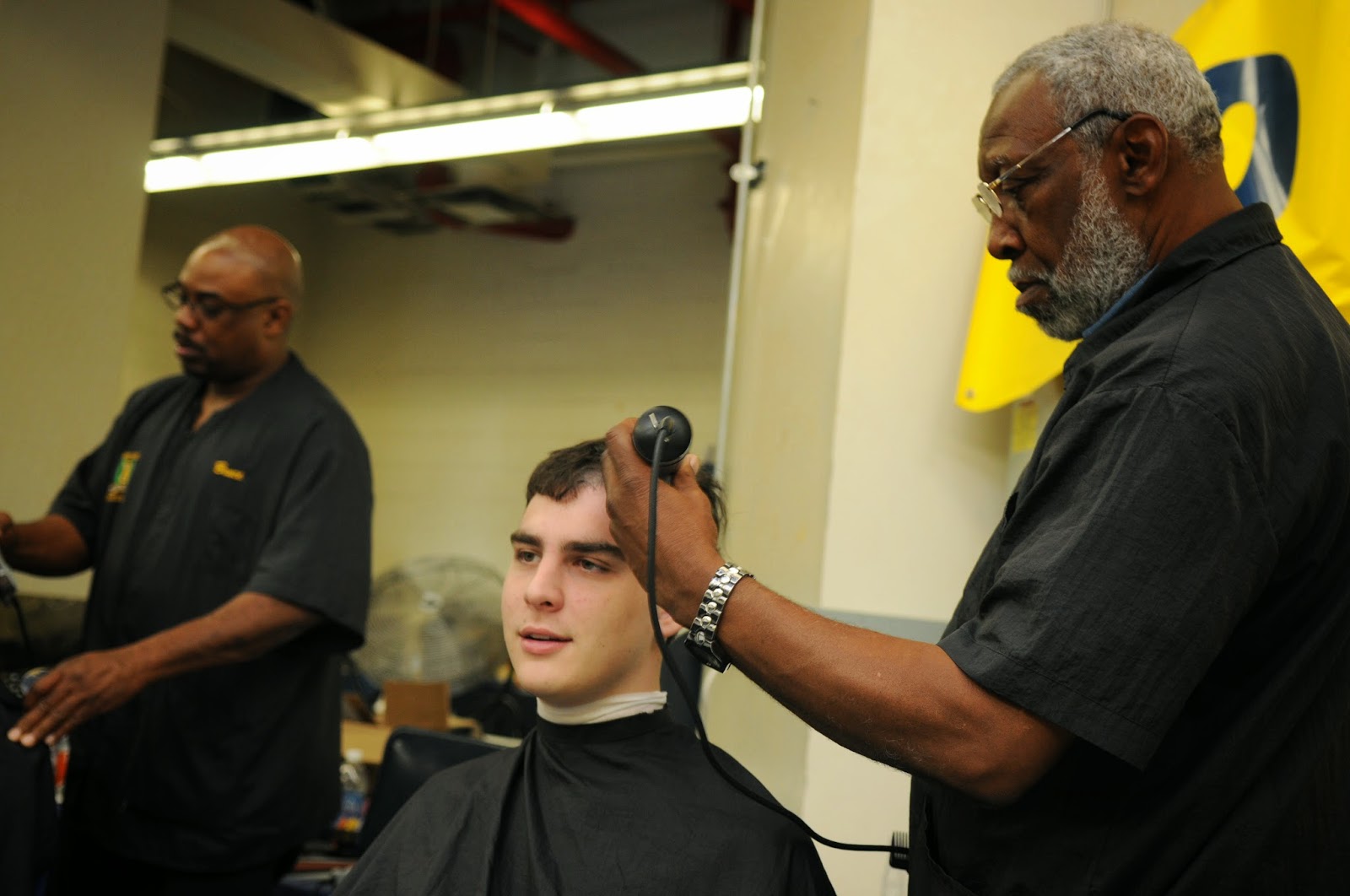 Naval Academy barber Ernest