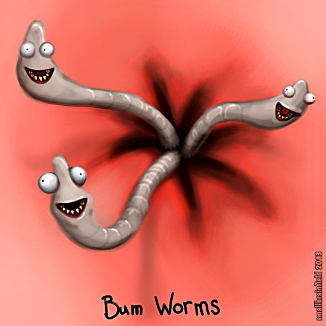 CHECK MY INEVITABLES Bum Worms