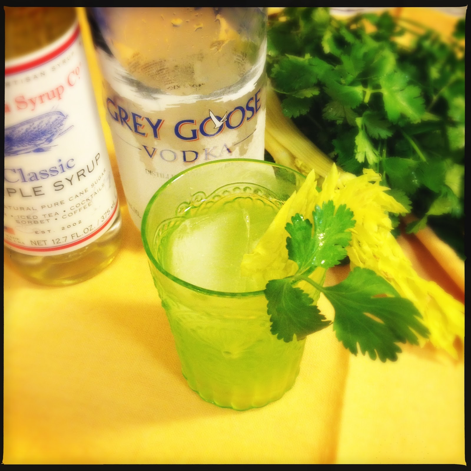 The Lush Chef Celery & Cilantro Cocktail
