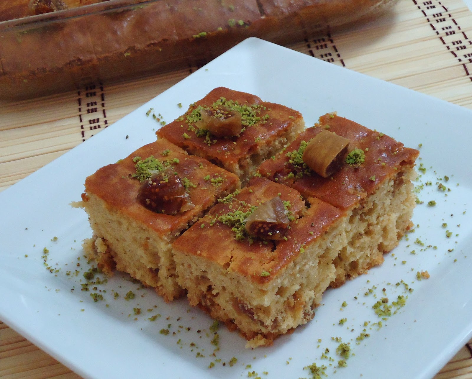 Birsel ve İrem Kuru İncirliBallı Kek