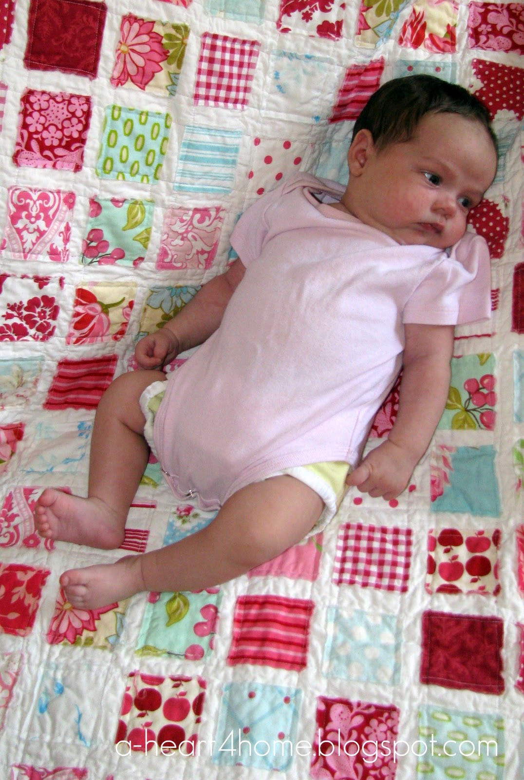 A Heart For Home A Beautiful New Baby Quilt