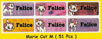 Label Nama Marie Cat M