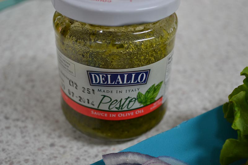 Oishii Treats Kalamata Olive and Pesto Sandwich (Vegan Friendly) a.k.a