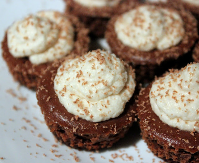 Everything in the Kitchen Sink Mocha Baby Cheesecakes