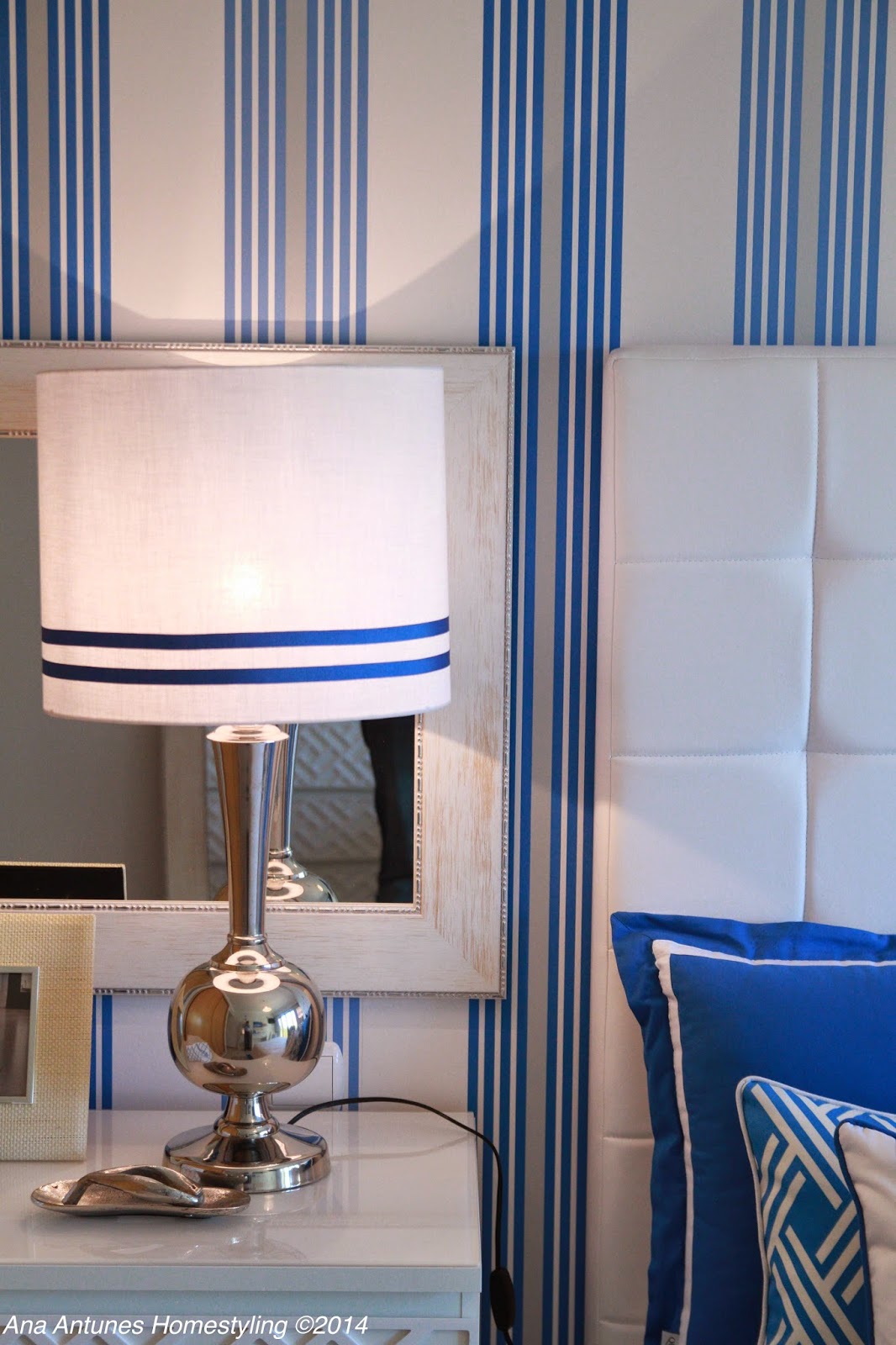 HomeStyling Ana Antunes PORTFOLIO Cobalt Blue Bedroom