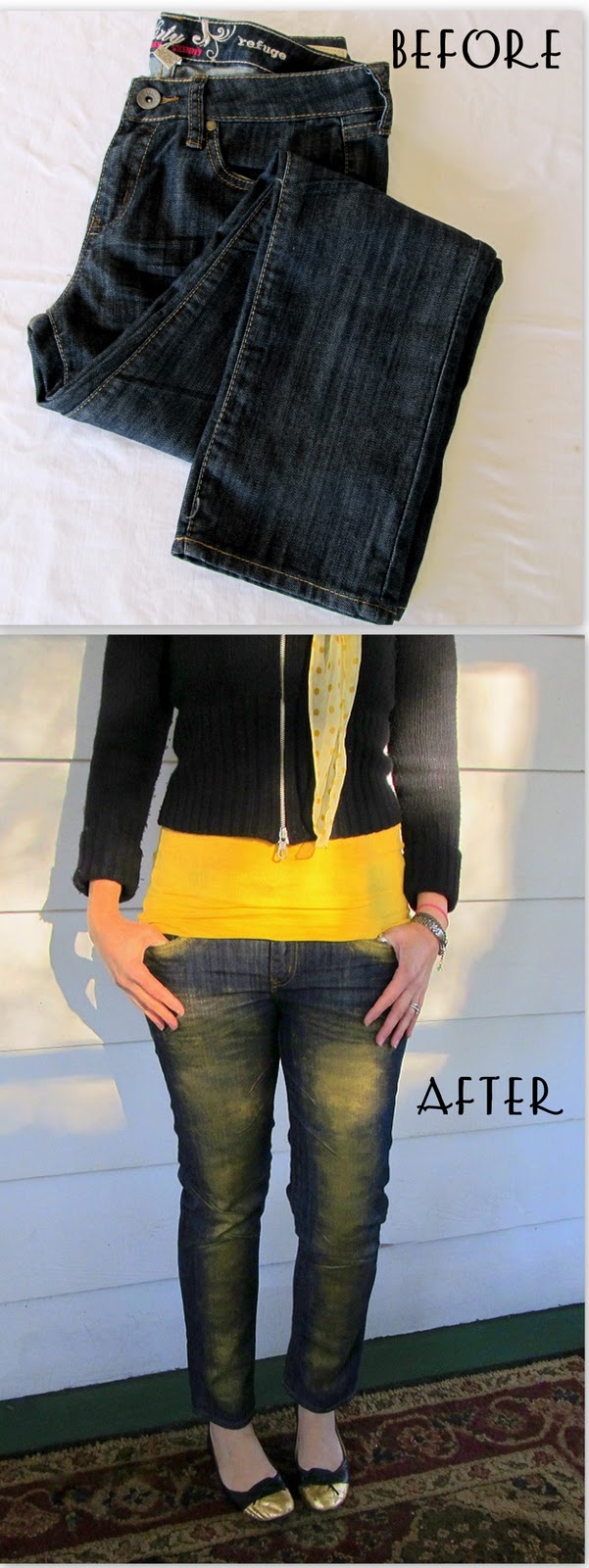 WobiSobi ReStyle 55 Gold Jeans