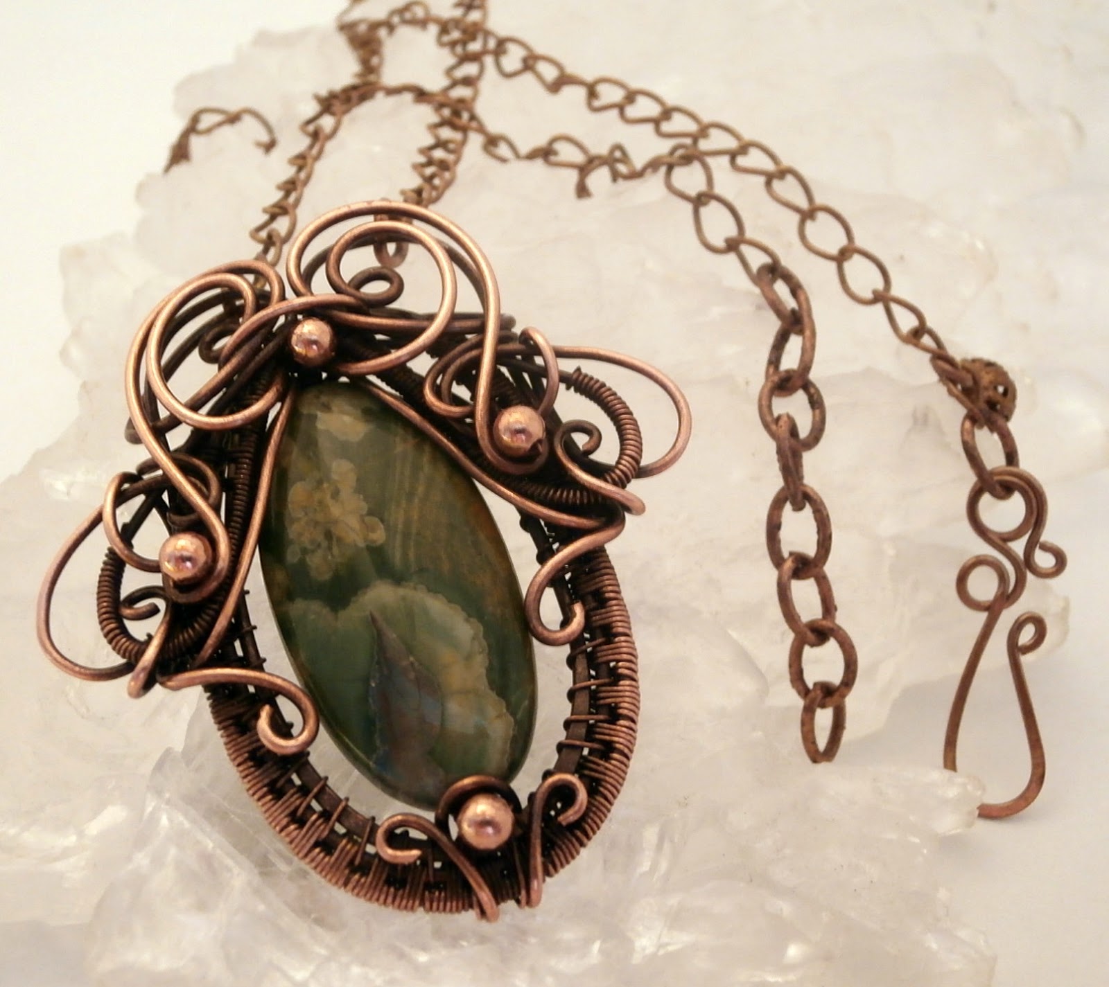 Perfectly Twisted Handmade Wire Wrapped Beaded and Gemstone Jewelry