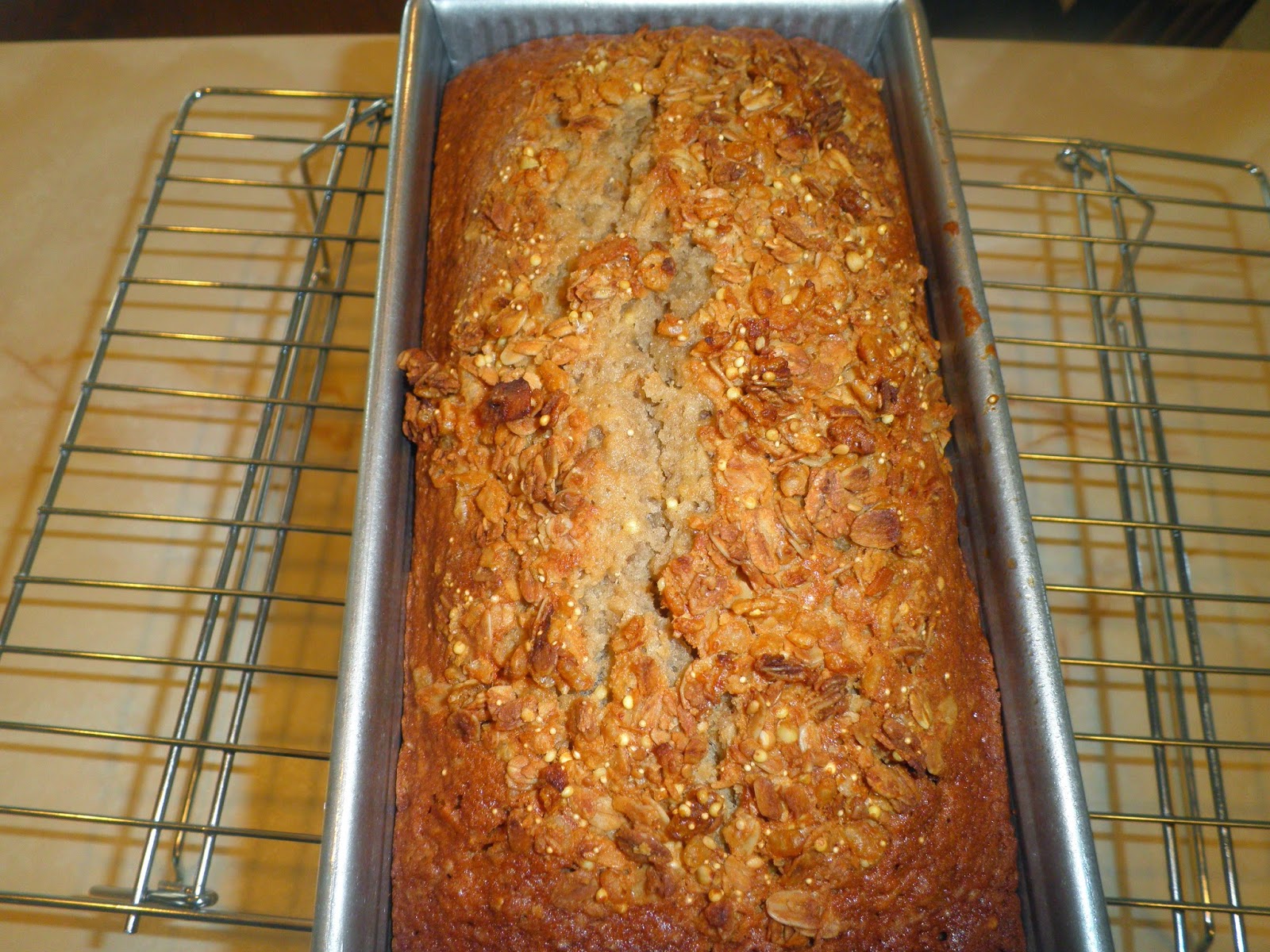 Secrets from the Cookie Princess Applesauce Granola Bread