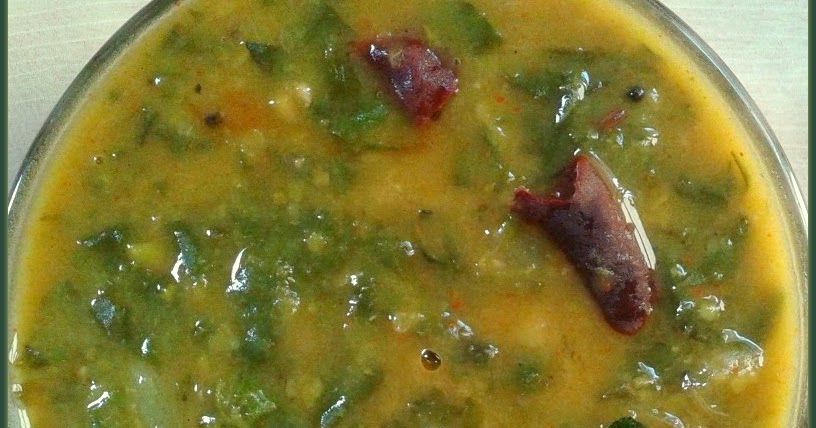 PALAKURA PAPPU/ DAL PALAK/ SPINACH DAL