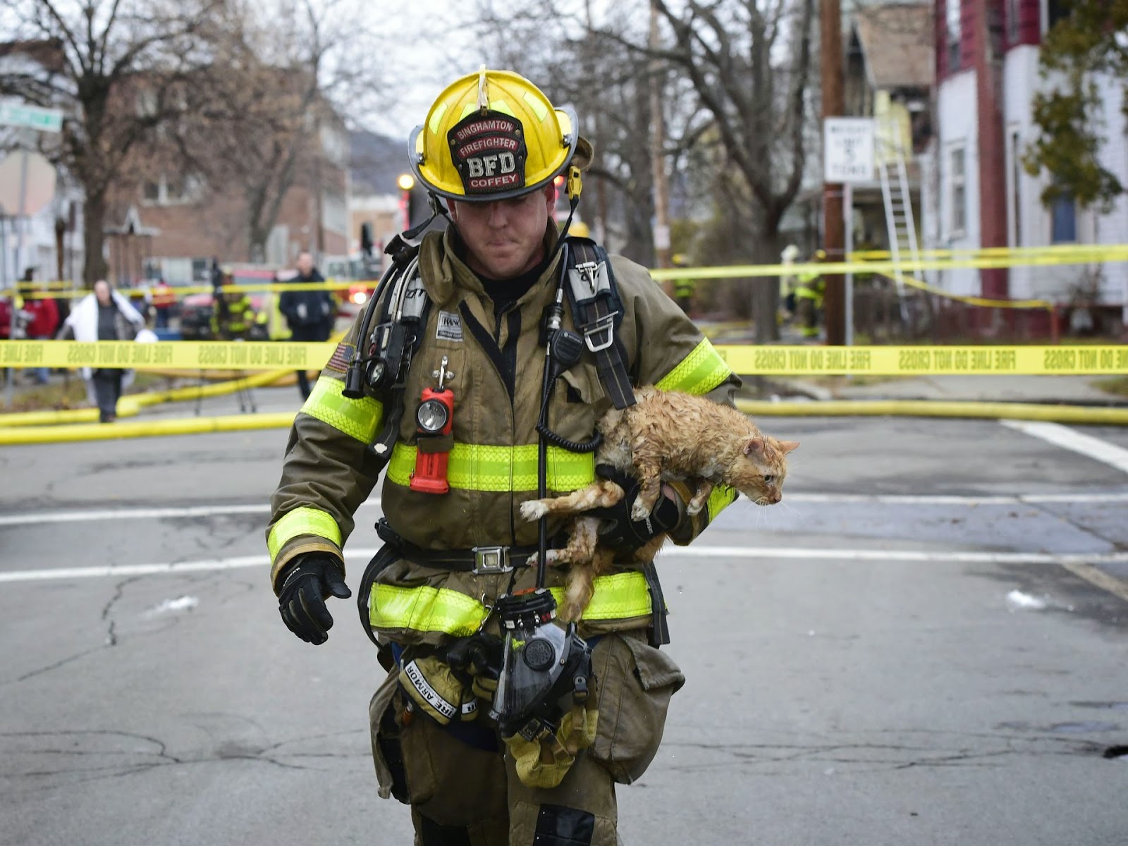 Tioga Fire Protection and Fire Prevention 2Alarm Apartment Fire