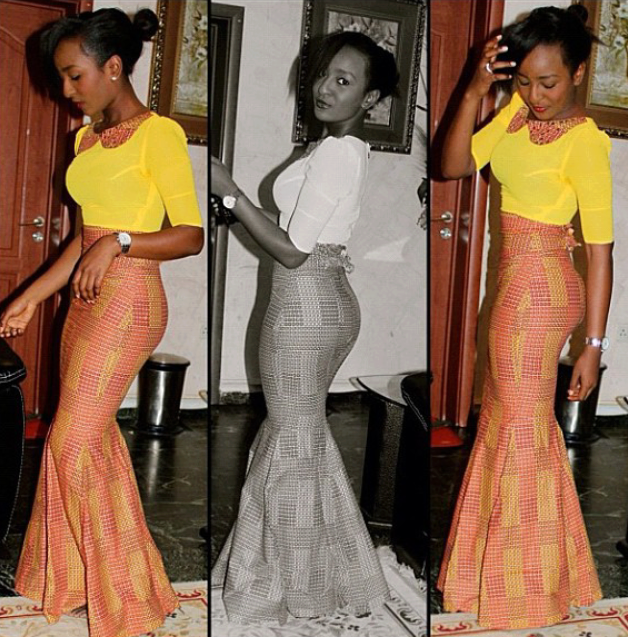 Subira Wahure Official African Couture Blog LONG KITENGE SKIRT