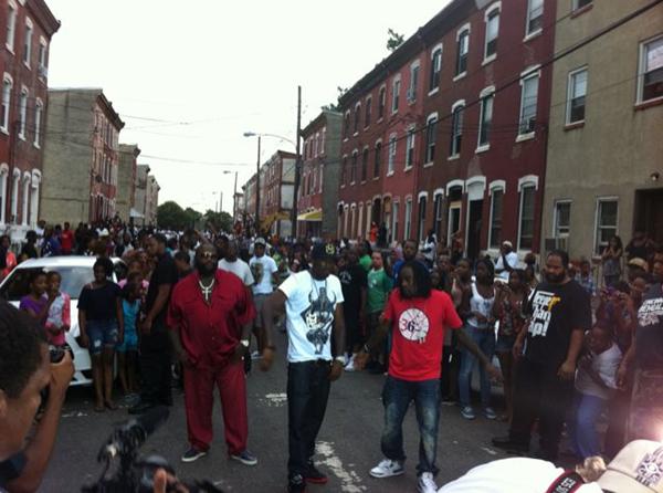 The Bo S Blog Photo Rick Ross Meek Mill Wale In Philly Shooting Ima Boss the bo blogger