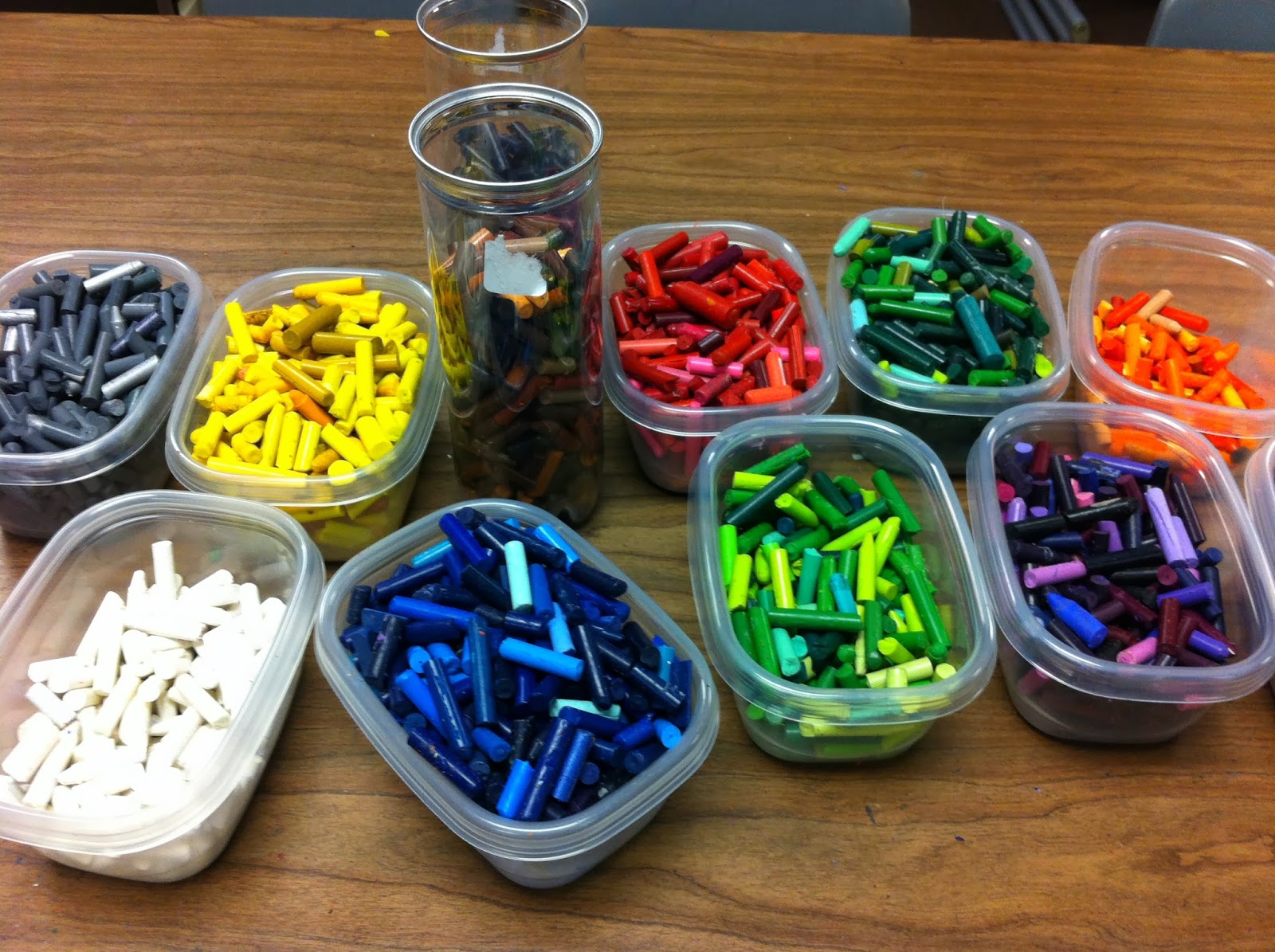 Rethink Crafts Crayon Mosaic