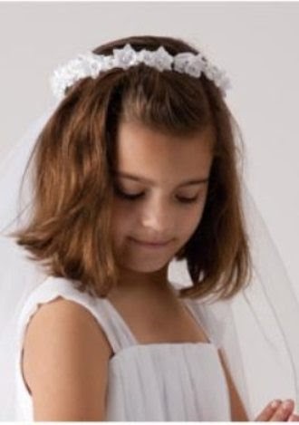 New Trend Hair Style First Communion Hairstyles For Girls