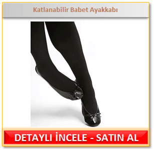 Sevgiliye ilginç hediyeler Katlanabilir Babet Ayakkabı