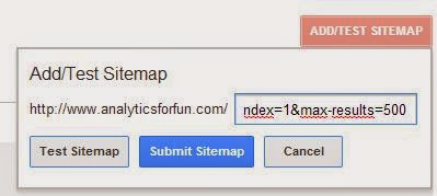 google sitemap submit for blogger