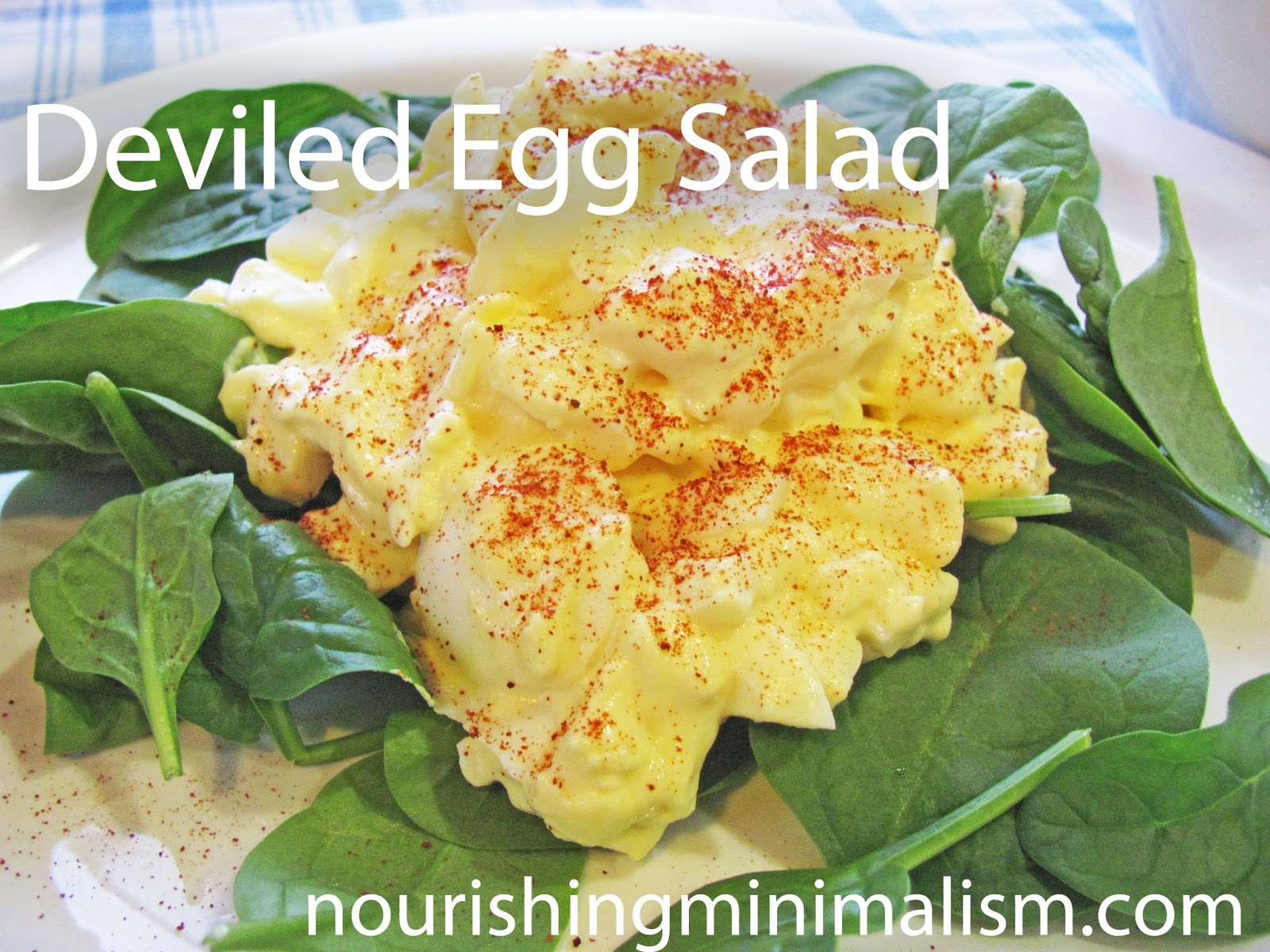 Deviled Egg Salad Nourishing Minimalism