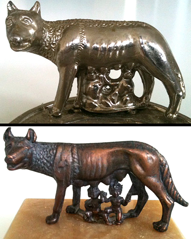 Building Collector Rome's Romulus and Remus Statue Replicas