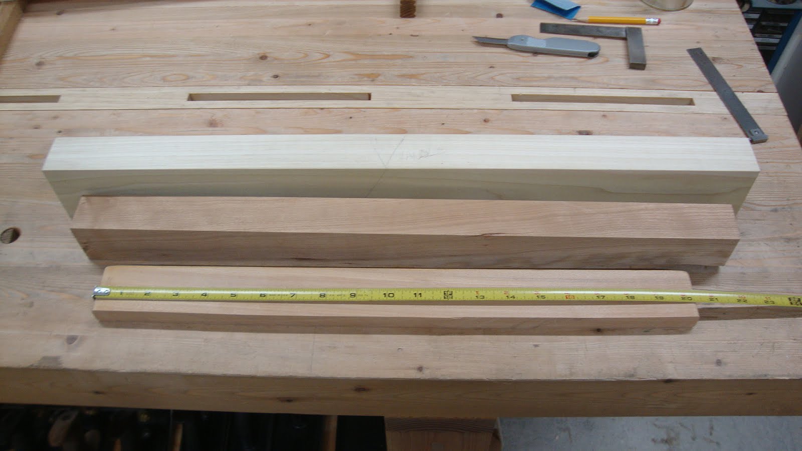 Woodworking in a Tiny Shop The Roubo Frame Saw Part 1