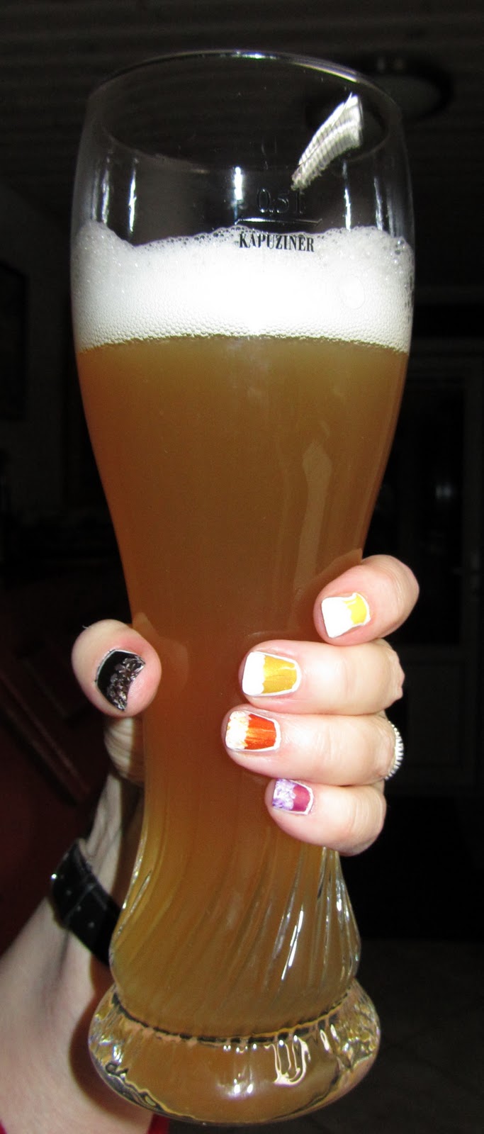 Marias Nail Art and Polish Blog Beer nails øl negle bier nagel
